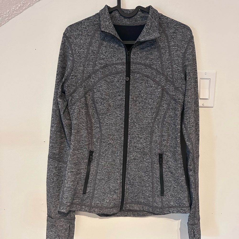 Lululemon Athletica Define Heather Gray Zip-Up Jacket